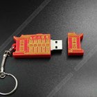 Promotional Gift logo Stick Mini USB Flash custom USB flash drive with chain