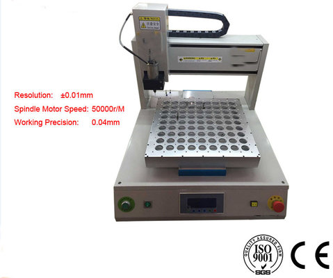 LCD Digital Display Desktop Pcb Router Machine With Robust Frame supplier