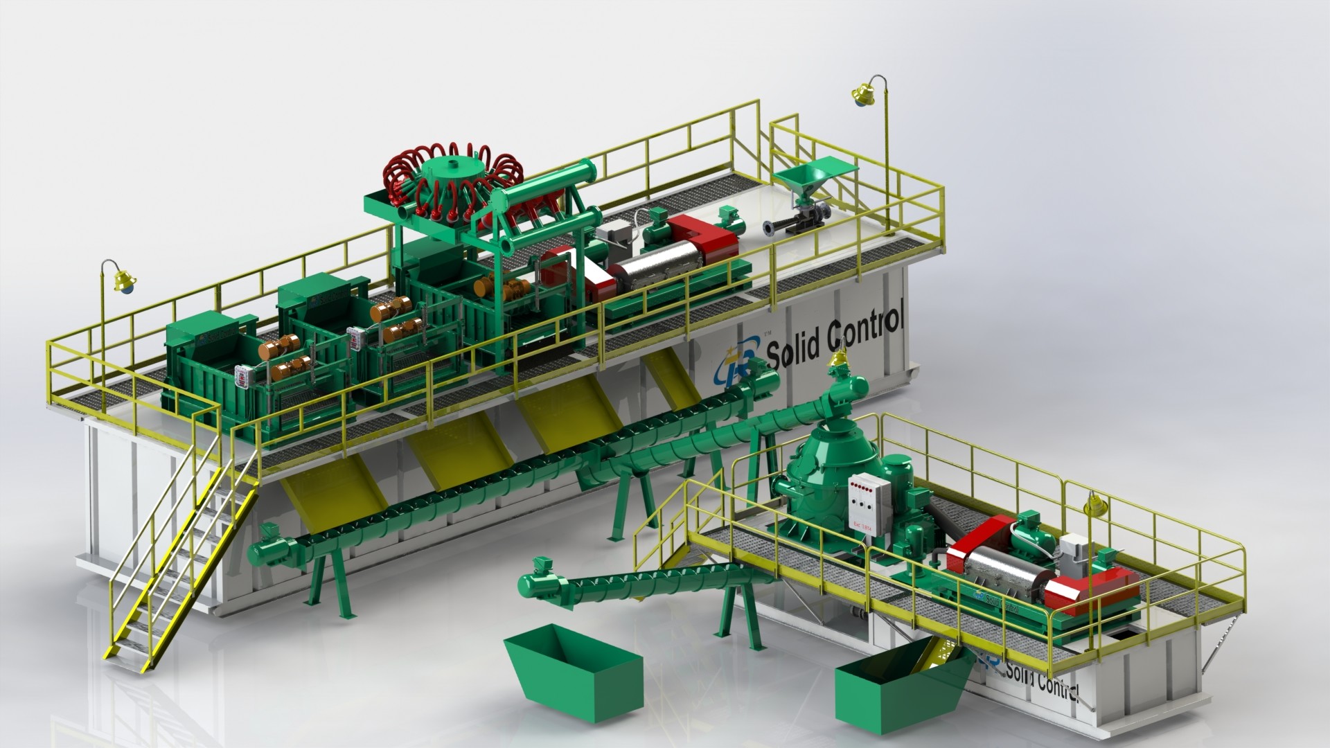 China CBM Solids Control drilling mud fluid waste recovery management