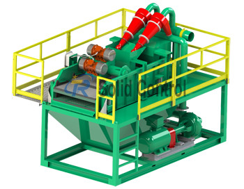 Piling and Drilling Mini size mud recycler shale shaker mud desander, centrifugal pump