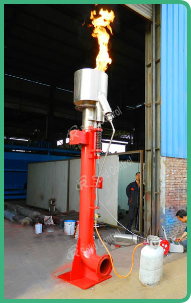Equipped to burn on the oil and natural gas drilling field flare ignition device and system / flare ignition units