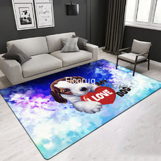 China 120*160 cm hot sale area rug Cartoon pattern children bedroom &amp; playroom carpet supplier