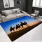 Printed Carpet polyester  Area Rugs Indoor Floor Mat for Living Room120x180cm supplier