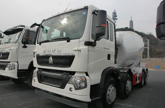China ISO Standard Concrete Mixer Truck With Reduction Box / Motor 290HP supplier