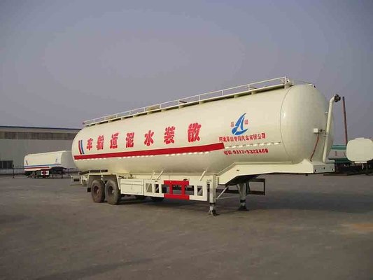 China Durability Bulk Cement Truck Transporter Trailer 2 Axles 3 Axles Optional supplier