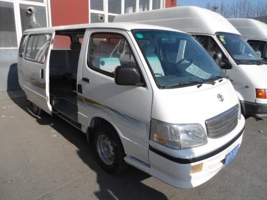 China 11- 14 Seats Van Mini Bus , Mini Bus Van Front Engine EURO 2 White supplier