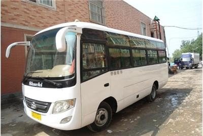 China Public Transportation Buses Mini Van Bus 26 Seat Tourist With Diesel Engine supplier