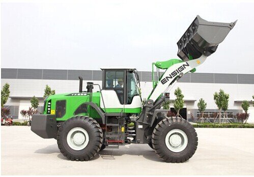 China 5 Tons Hydraulic System Compact Wheel Loader With Energy Saving Engine supplier