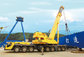 Large 110 Ton Lifting Capability Mobile Truck Mounted Crane 5 Section Boom supplier