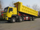 Drive Model 8X4 SINOTRUK 336 hp Tipper Truck / Dump Truck With HYVA Hdraulic Lifting System supplier