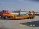 80 Tons Gooseneck Low Bed Semi Trailer For Construction High Performance supplier