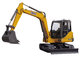 Crawler Mounted Excavator , Mini Digger Excavator With 0.3m3 Excavator Bucket supplier