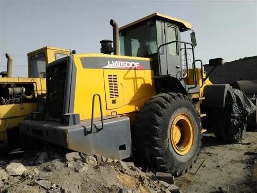 Yellow Large Wheel Loaders , Front Wheel Loader Side Dump Bucket supplier