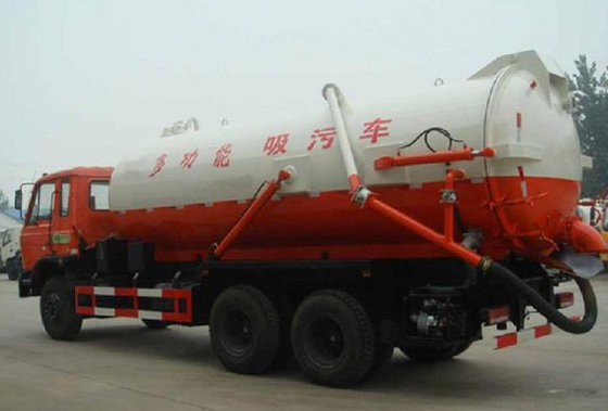 Dongfeng Sewage Suction Truck 18000L vacuum sewage suction tanker truck supplier