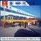 40 Ton Skeleton Container Semi Flat Bed Trailors 3 Axle 12400 * 2500 * 1520mm supplier