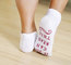 White Color Fashion Cotton Yoga Socks , Anti Slip Elastic Womens Pilates Socks supplier