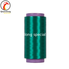 China High stength green UHMWPE dyed yarn/fiber ,ultra high molecualr weight polyethylene filament for fishing lines 75D supplier