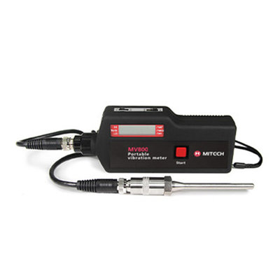 LCD Display Vibration Measurement Equipment , USB Interface Hand Held Vibration Meter MV800