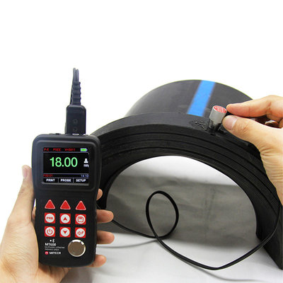 Probe Zero Function Metal Thickness Tester , Auto Sleep Electronic Thickness Gauge MT600