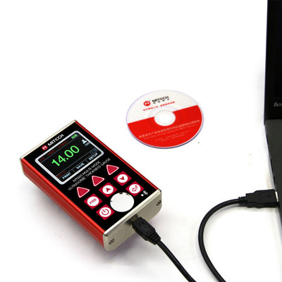 Internal Bluetooth Electronic Thickness Gauge , Large Memory Magnetic Thickness Gauge MT660