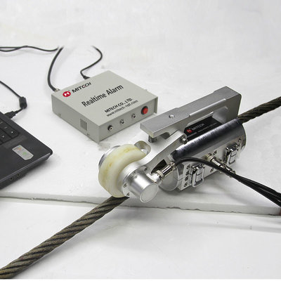 Data Analysis Wire Rope Testing Equipment 1.5 - 300mm Measuring Range With Different Sensors MRT10-S