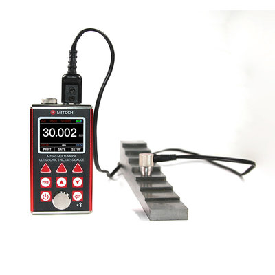 Extruded Aluminum Body Ultrasonic Thickness Tester Equiped With Bluetooth Printer MT660