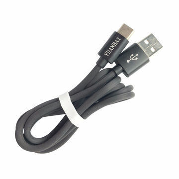 Black TPE Type-C USB Data Cable USB Charging Cable For Computer, Mobile Phone, Tablet, Power Bank