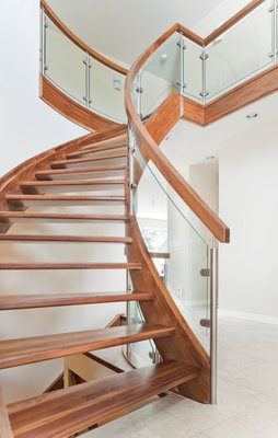 Curved Staircase Guangzhou Manufacturer Large Project in Australia Sydney