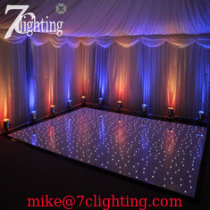 China Starlit LED Dance Floor Pannel 60x60CM Twinkling LED Dance Floor for Event,Stage,Nightclub Floor Lighting Decoration supplier