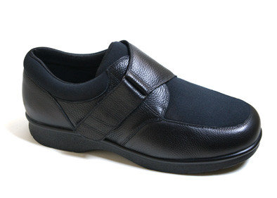 China Genuine Leather Diabetic Shoes Wide Toe Box Shoes Arthritis Shoes Work Footwear supplier
