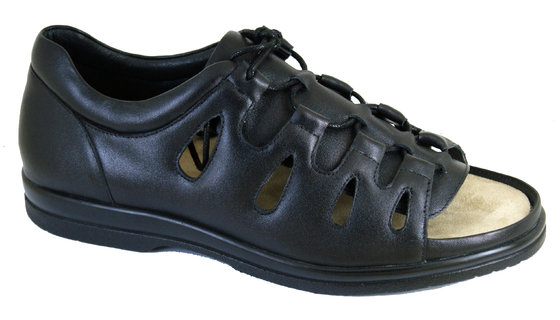 China Full Grain Leather Unisex Wider Width Arthritis Shoes Comfort Shoes Work Sandals Diabetic Sandals supplier