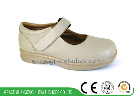 China Genuine Leather Mens Wide Therapeutic Shoes Comfort Shoes Rheumatoid Shoes Work Shoes supplier