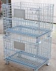 Galvanizing Wire Mesh Storage Cage / Wire Container For Warehouse Use Steel Container Cage for Warehouse Storage