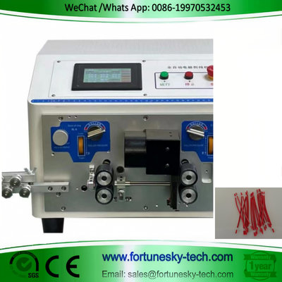 China Full Or PartialAutomatic Dual Wire Stripping Machine Stripping Wire AWG32 To AWG18 Strip head:1 to 30mm supplier