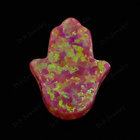 hand shape synthetic opal stones for girl jewelry