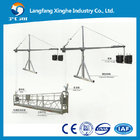 China ~8.5m/min construction lifting gondola , steel structure suspended rope platform , scaffold working platform manufacturer