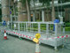 China Aluminum hoist suspended platform / electric cradle / gondola electric platform exporter