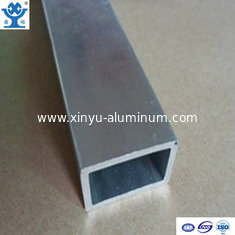 China Mill finish 6000 series extruded aluminum rectangular tubing supplier