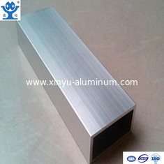 China Top quality silver anodized extruded aluminum square pipe with different size supplier