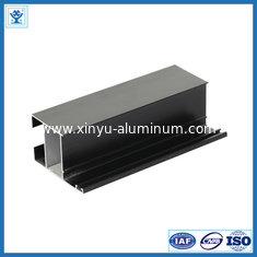 China Black anodize oxidation extruded aluminum profiles for LED light , tolerance 0.2mm supplier