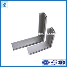 China Powder blasting 6063-T5 / T6 extruded aluminum framing for table edge supplier