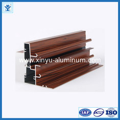 China Thermal Break Wood Color Aluminum Profile for Window supplier