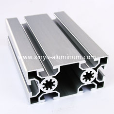 China Silver anodized Aluminum T slot 40*80mm Size with Bolts and Nuts supplier