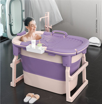 Foldable Thick adult high folding bath tub plastic bathing tool bath bucket