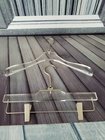 YAVIS clear acrylic hanger, luxury hanger, lucite hanger, plexiglass hanger, perspex hanger, high-end hanger
