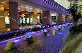 China Laminar Jet Glass Light Water Fountain Equipment for Ornamental Indoor / Outdoor Pool supplier