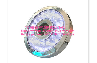 China 195mm Plastic Chrom Underwater Led Fountain Lights 4.5W 6W 8.4W AC12V supplier