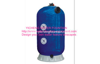 China Fiberglass Depth Swimming Pool Sand Filters Side Mount Type Connect To Butterfly Valves supplier