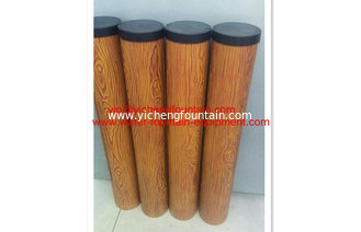 China Moveable Water Fountain Equipment Combined Musical Fountain Basin Wooden Pattern Resin supplier