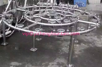 China Customized Water Fountain Pipe Frame Made In Fully Stainless Steel Material With Valves And Fast Connectors supplier
